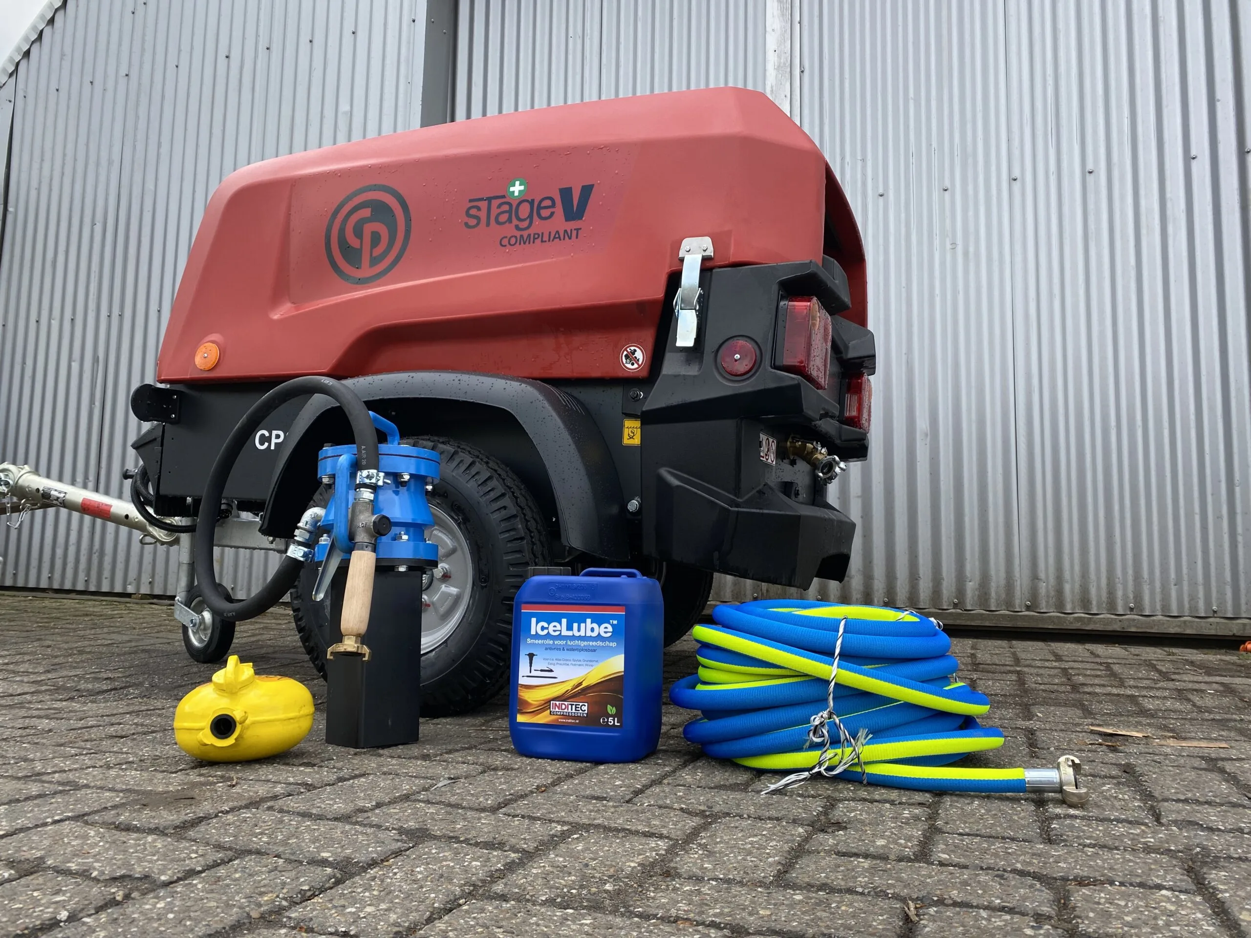 complete palenrammerset // compressor inclusief palenrammer